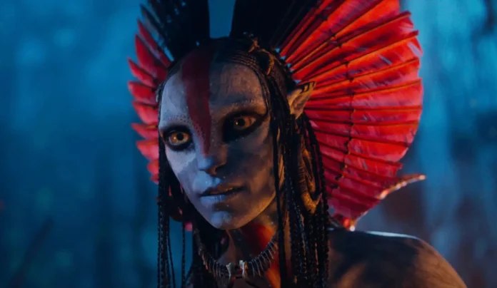 Jake Sully y Neytiri en un entorno volcánico de Pandora en el tráiler de Avatar: Fuego y cenizas