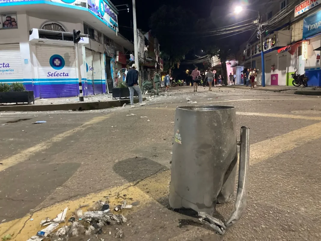 Explosión en pleno centro de Florencia, Caquetá, cerca de la Alcaldía