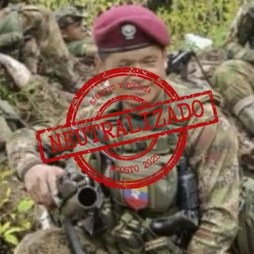 Fuerzas militares colombianas durante operación en Guaviare contra alias 'Dumar' de las disidencias de las FARC.