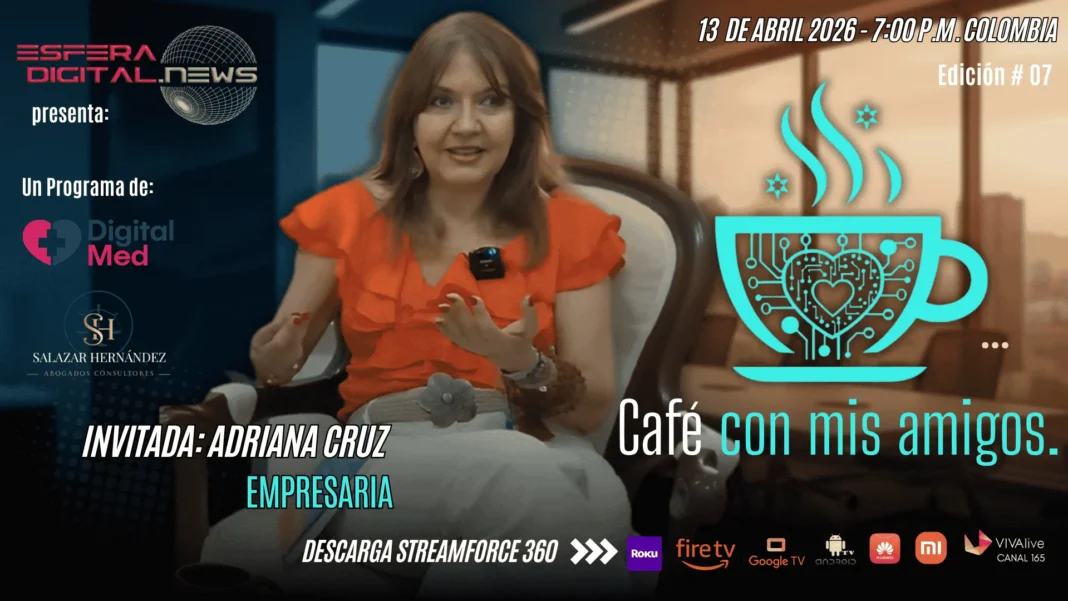 Cafe con mis amigos con la doctora Ana Maria Agudelo
