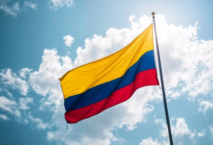 Infografía que muestra el descenso de Colombia en la escala de calificación crediticia de S&P a BB-.