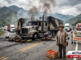 Imagen referencial de bloqueos logísticos y costos económicos por atentados en Vía Panamericana suroccidente Colombia
