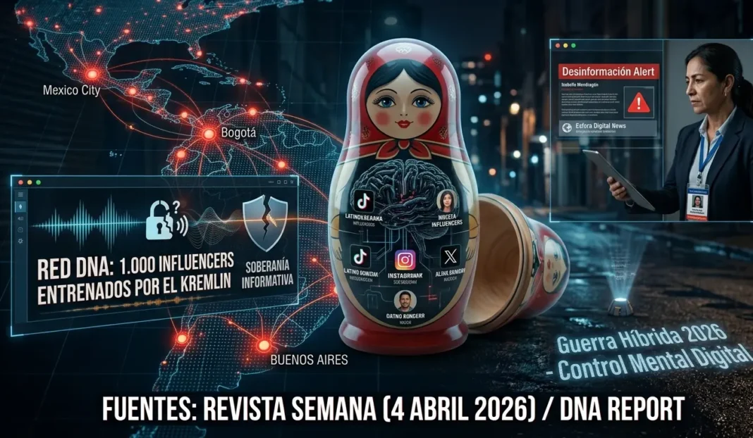 Portada digital de Esfera Digital analizando el informe sobre la desinformación rusa en Latinoamérica.