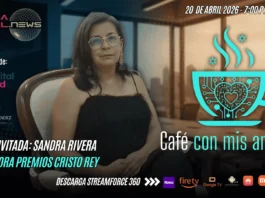 hoy Sandra Rivera en cafe con mis amigos