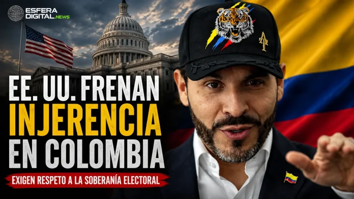 Documento de protesta enviado por legisladores estadounidenses cuestionando la intervención de Trump en las presidenciales colombianas.