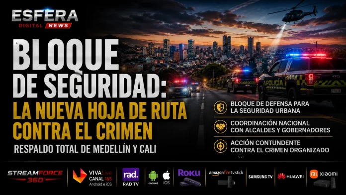 Abelardo De la Espriella liderando encuentro para el fortalecimiento de la seguridad ciudadana.