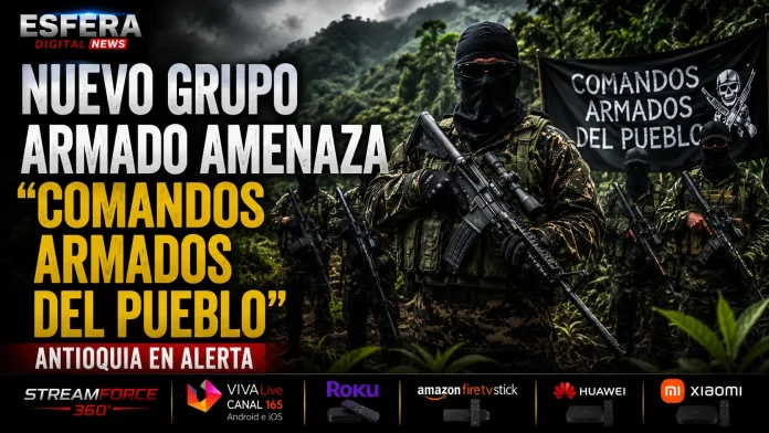 Escena del Nordeste antioqueño con vigilancia militar en un contexto de conflicto.