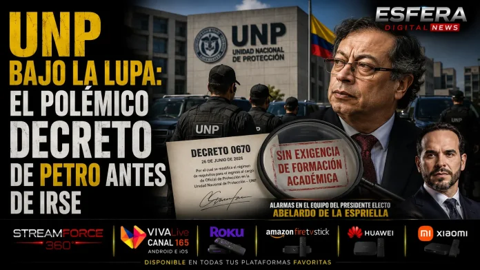 Edificio de la Unidad Nacional de Protección (UNP) en Bogotá.